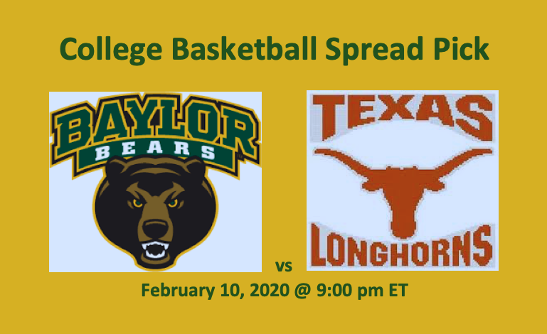 Baylor vs Texas Pick 2/10/20