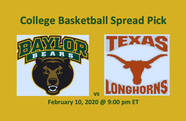 Baylor vs Texas Pick 2/10/20