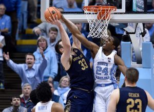 February 17th North Carolina at Notre Dame free pick