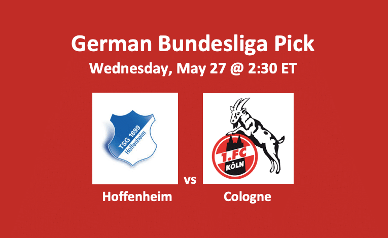German Bundesliga Hoffenheim vs Cologne pick