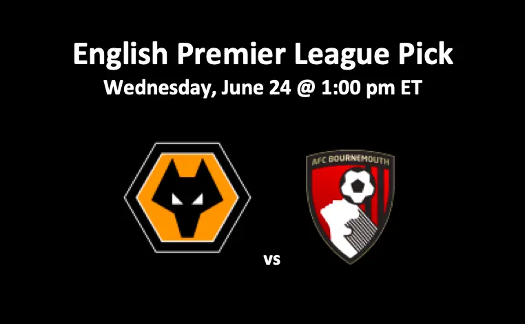 Wolverhampton vs Bournemouth Pick - team logos