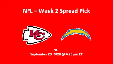 Chiefs vs Chargers pick - team logos