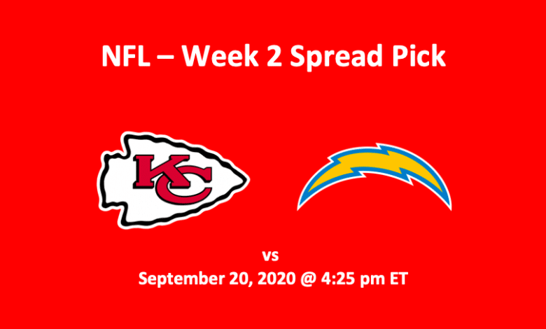 Chiefs vs Chargers pick - team logos