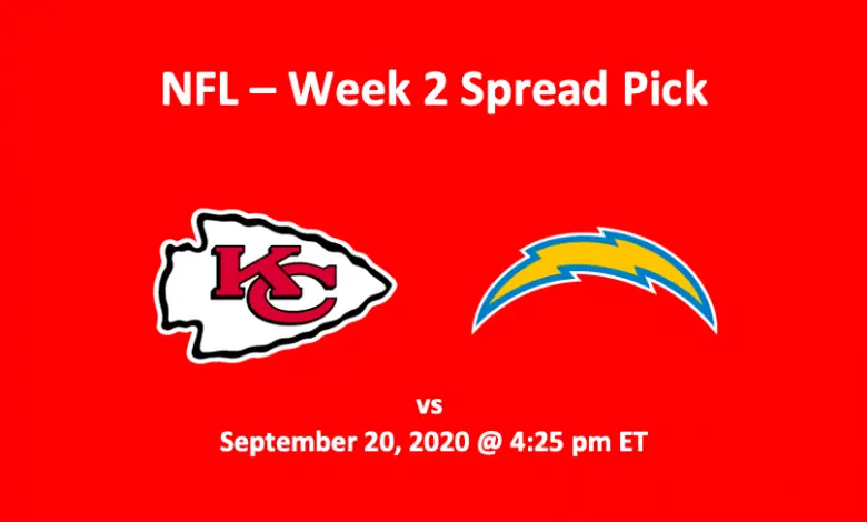 Chiefs vs Chargers pick - team logos