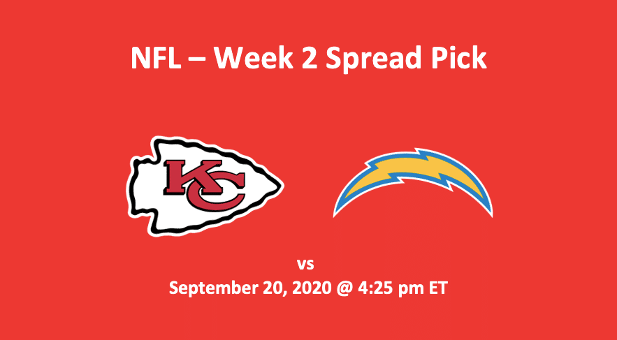 Chiefs vs Chargers pick - team logos