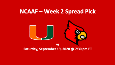 Miami vs Louisville Pick - team logos