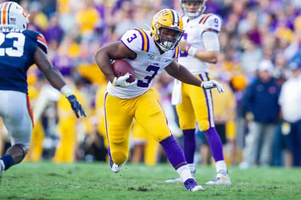 NCAAF LSU at Auburn betting