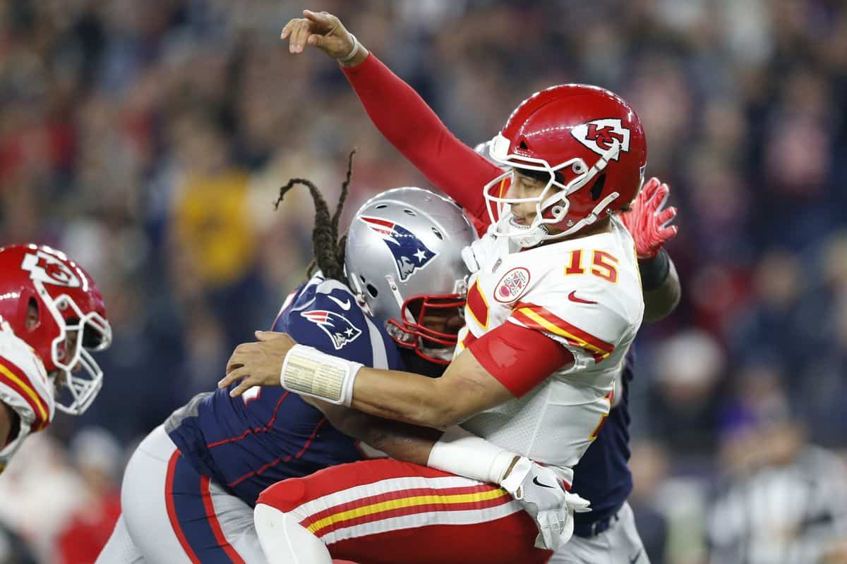 Patriots at Chiefs betting