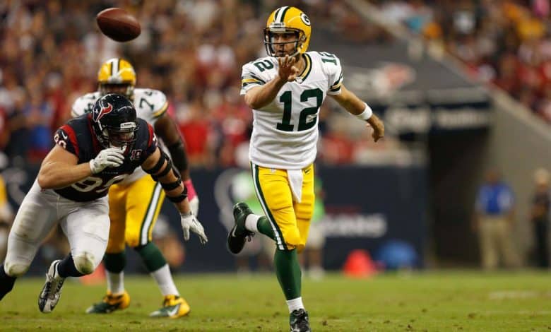 week 7 Packers at Texans betting