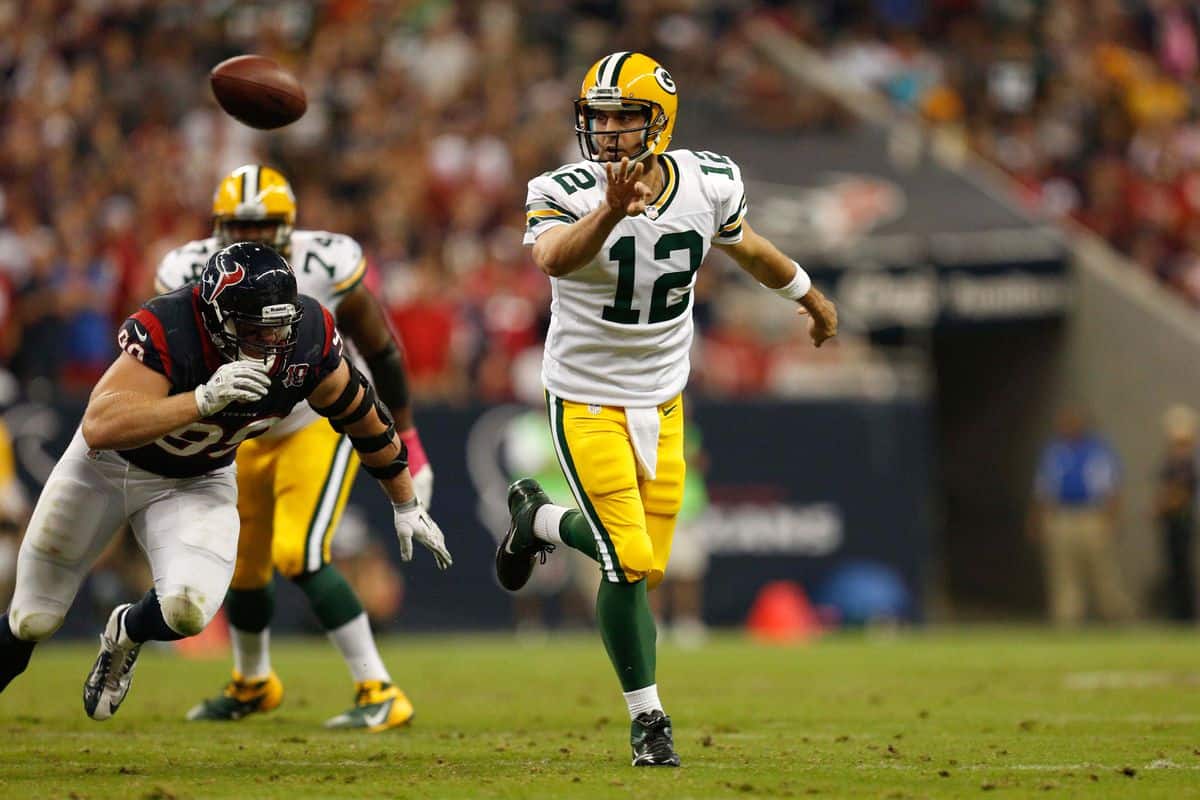 week 7 Packers at Texans betting