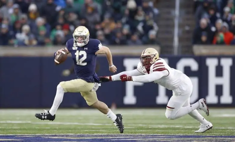 Notre Dame at Boston College pick