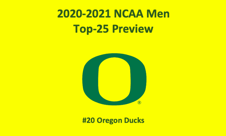 Oregon Basketball Preview 2020 header