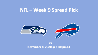 Seattle vs Buffalo Pick - header and team logos