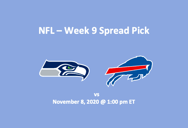 Seattle vs Buffalo Pick - header and team logos