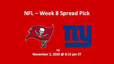 Tampa Bay vs NY Giants pick - header with logos