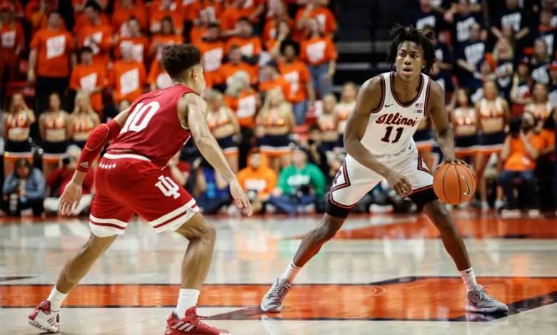 NCAAB Indiana at Illinois pick