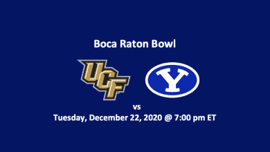 UCF vs BYU Pick 2020 header