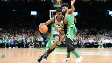 NBA Nets at Celtics pick