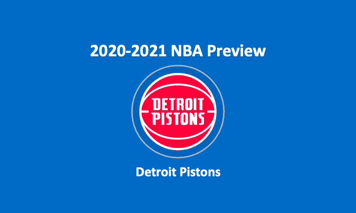 Detroit Pistons Preview 2020 header