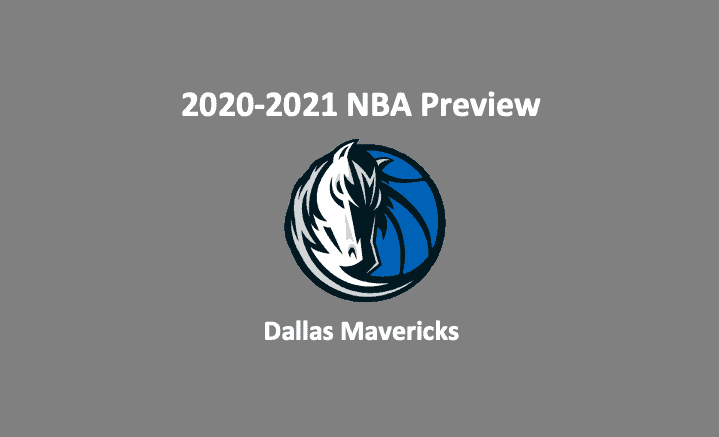 Dallas Mavericks Preview 2020 header