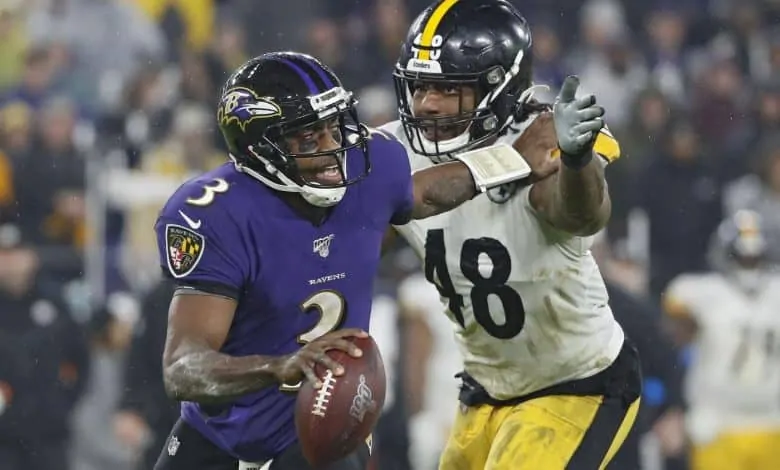 Ravens at Steelers pick