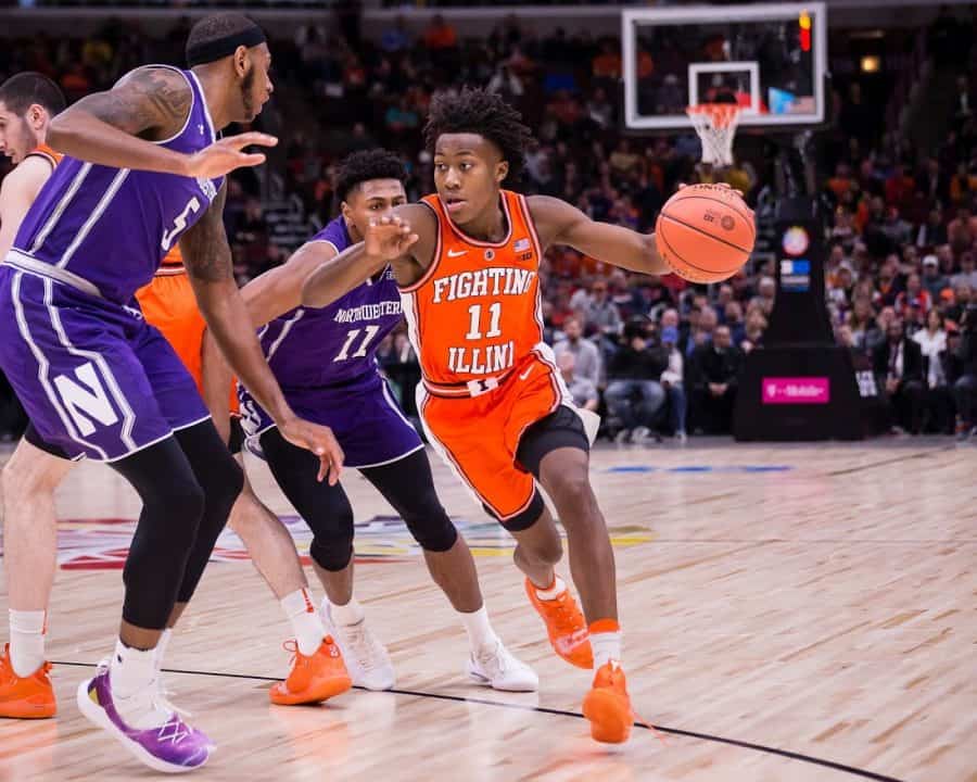 NCAAB Illinois at Northwestern pick