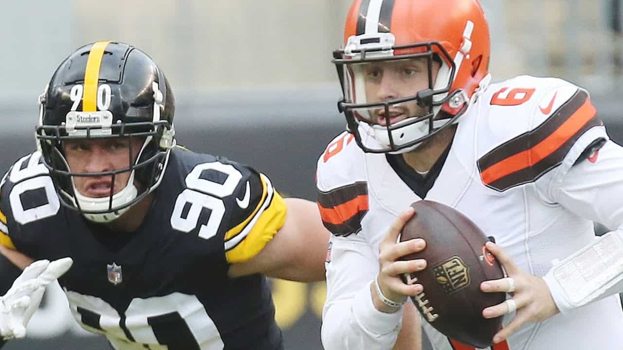 AFC wild card Browns at Steelers
