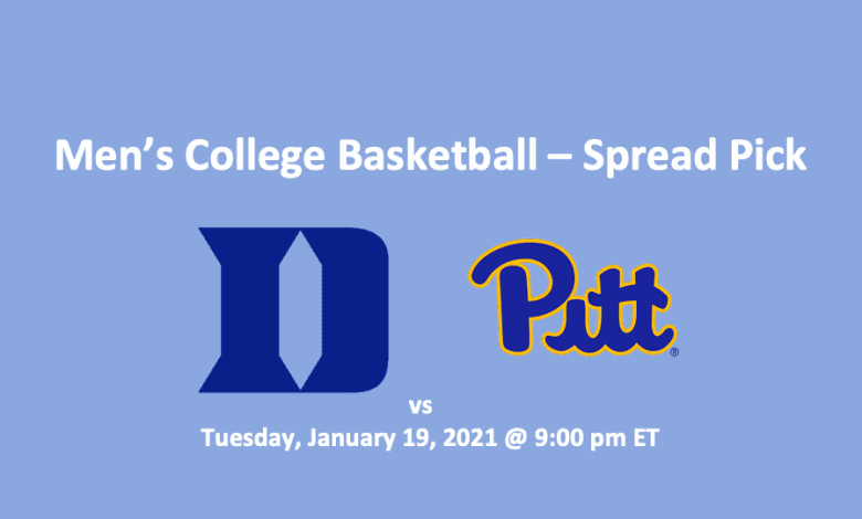 Duke vs Pittsburgh pick - header with team logos