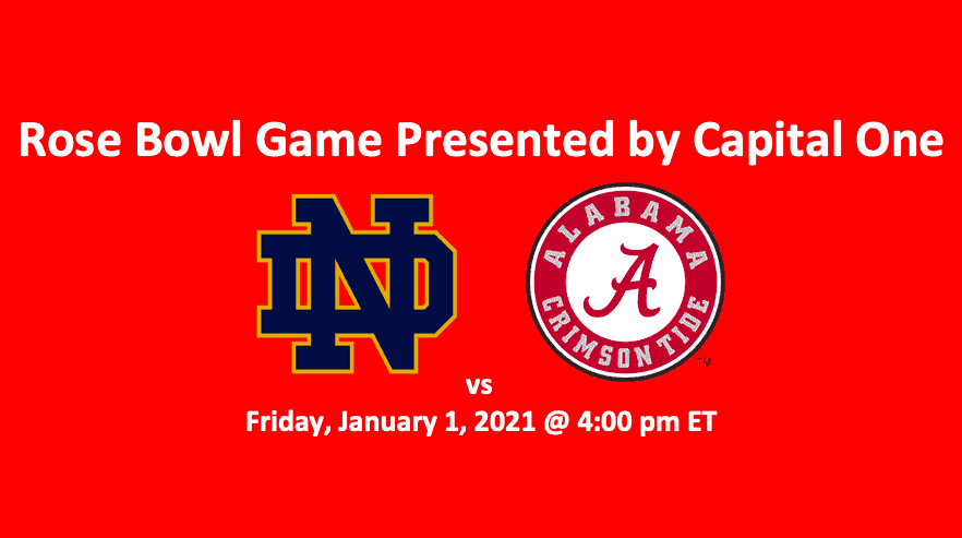 Notre Dame vs Alabama Pick 2020