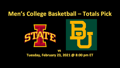 Iowa State vs Baylor Totals Pick