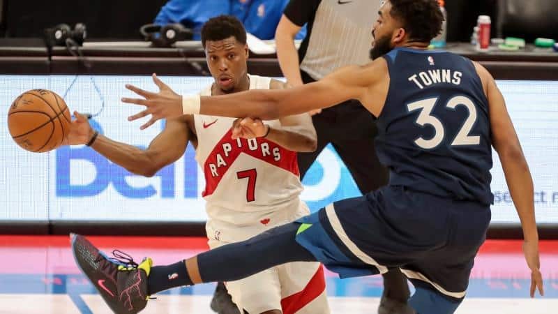 February 19th Raptors at Timberwolves