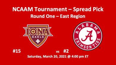 Iona vs Alabama Pick