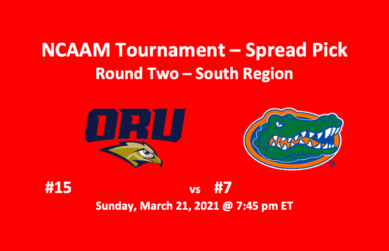 Oral Roberts vs Florida pick