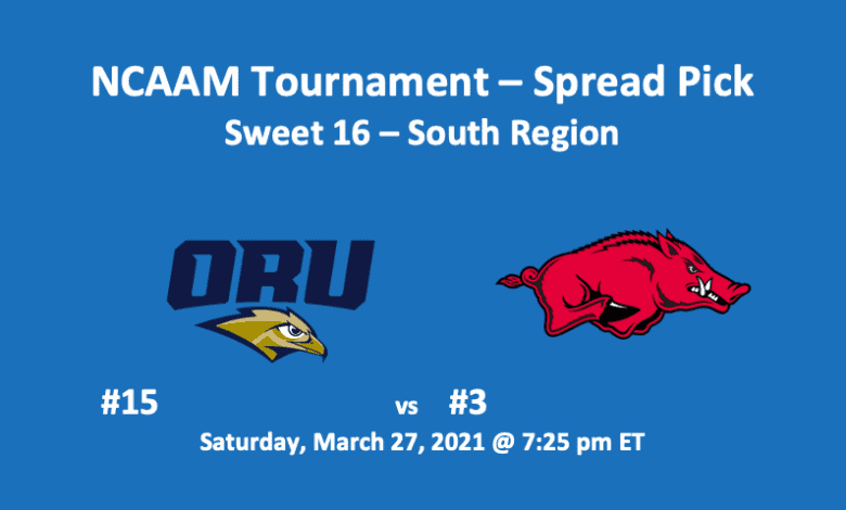 Oral Roberts vs Arkansas Pick