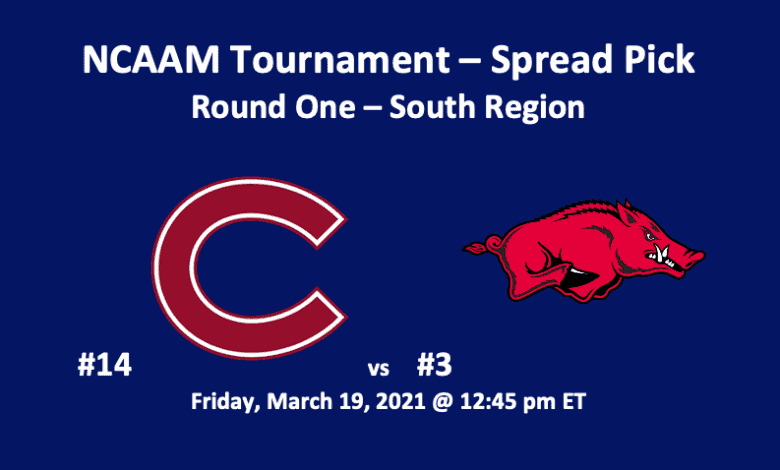 Colgate vs Arkansas Pick - 2021 NCAAM Tournament