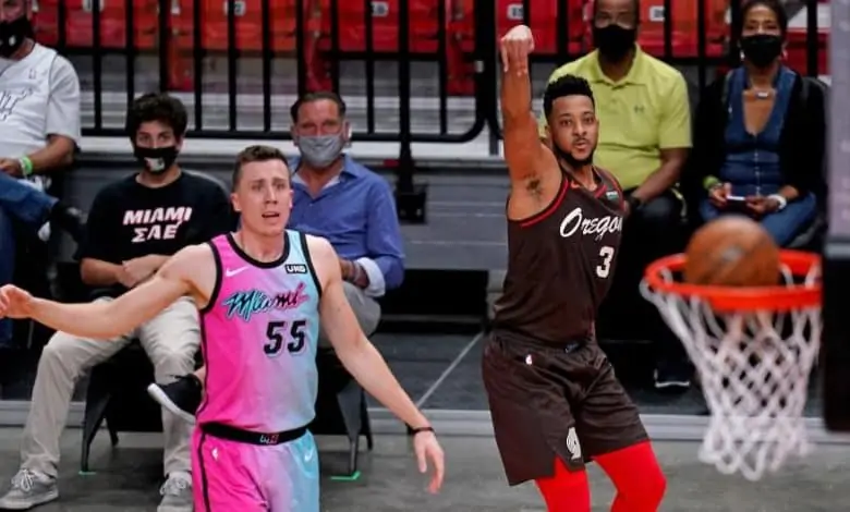 April 11th Heat at Trail Blazers