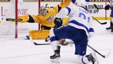 April 10th Lightning at Predators