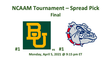 Baylor vs Gonzaga Pick