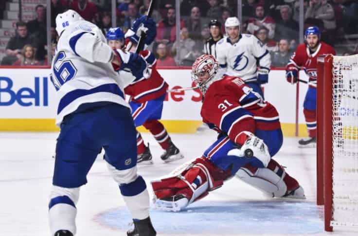 Canadiens at Lightning game 2