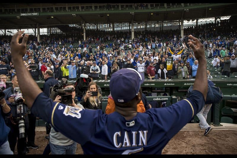 August 9th Brewers at Cubs