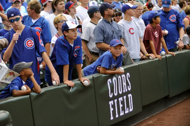 August 3rd Cubs at Rockies