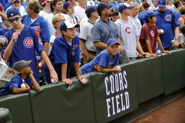 August 3rd Cubs at Rockies