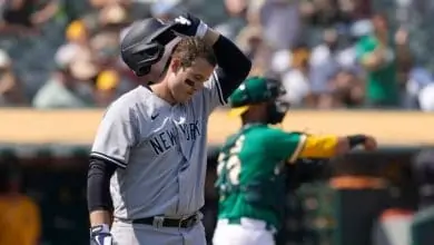 August 29th Yankees at Athletics