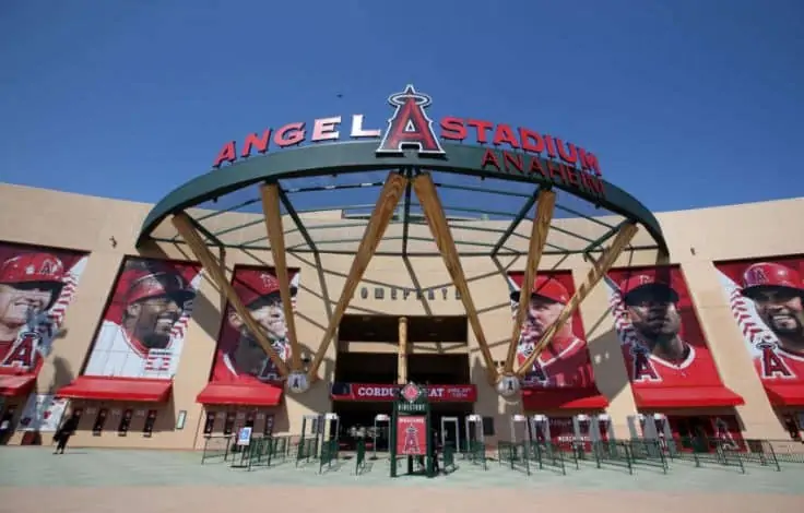 September 5th Rangers at Angels