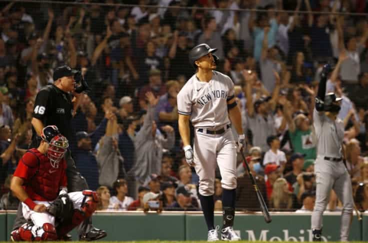 AL wild card yankees at red sox