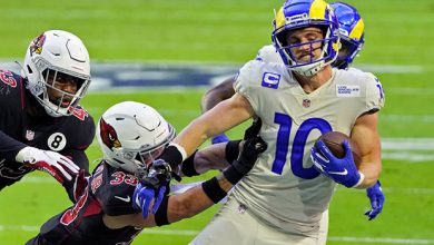 NFC wild card Cardinals at Rams betting