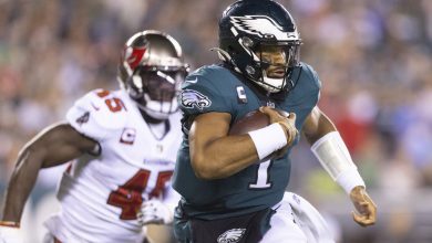 NFC wild card Eagles at Buccaneers betting