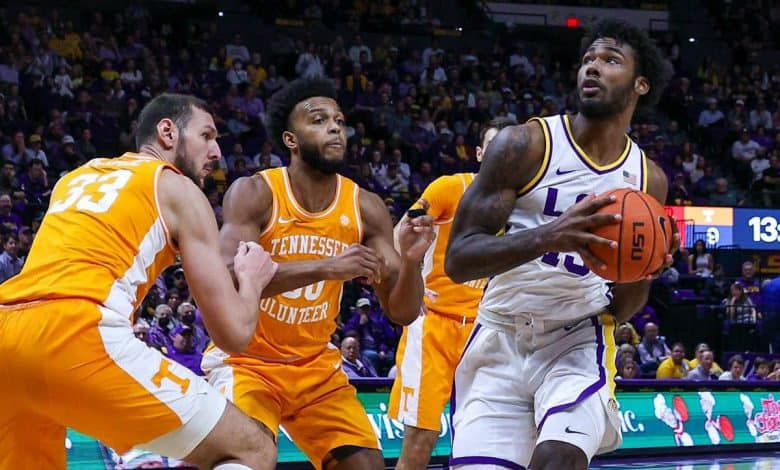 January 22nd LSU at Tennessee betting