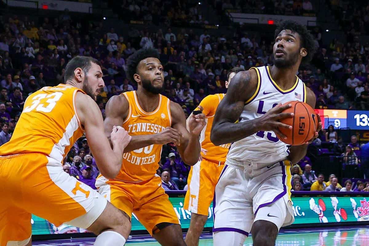 January 22nd LSU at Tennessee betting