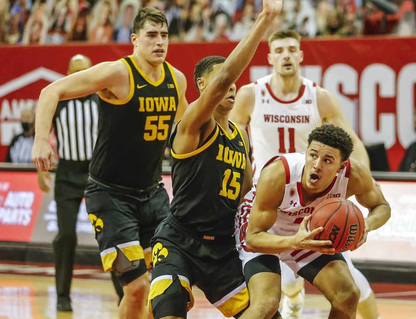 January 6th Iowa at Wisconsin betting